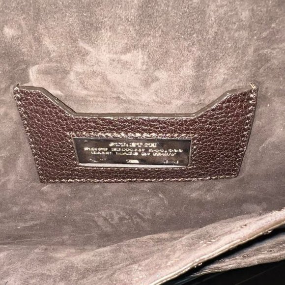 VBH Vernon Bruce Hoeksema BROWN LEATHER "STRETCH" CLUTCH PURSE *244/300* - Picture 11 of 12